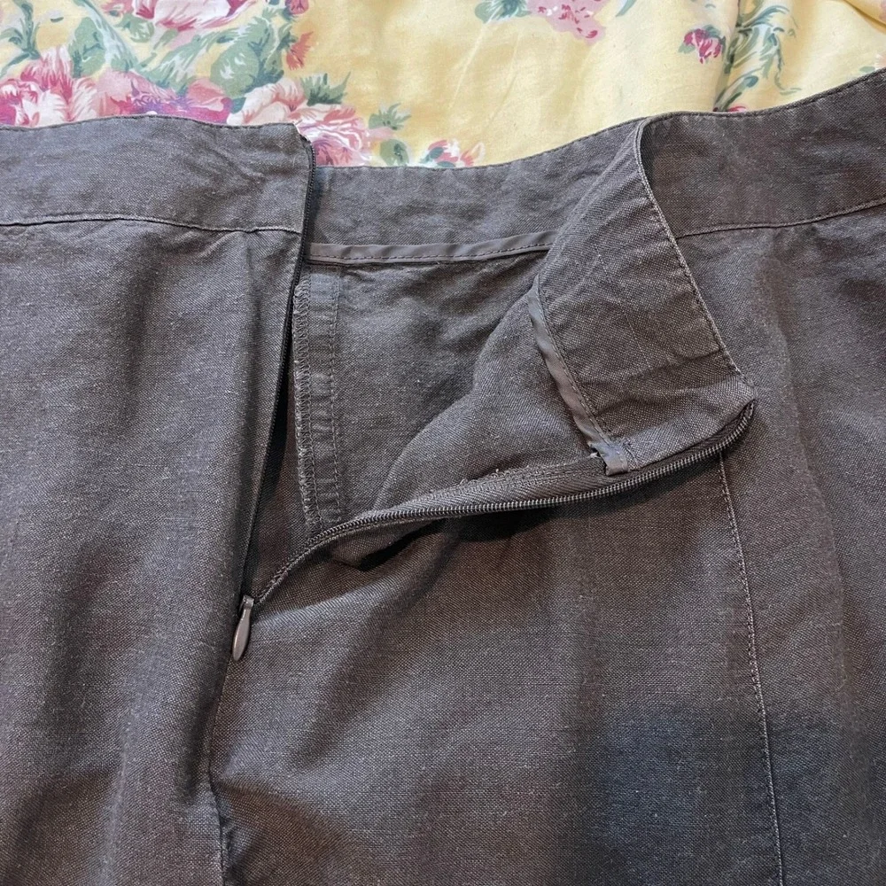 SANDRO Patchwork A-Line Linen Blend‎ Skirt Casual Bohemian Lagenlook 18W